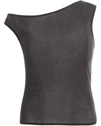 St. Agni - Jersey Asymmetric Top - Lyst