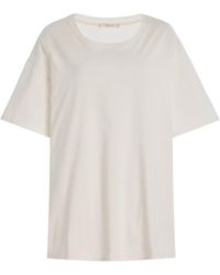 The Row - Nadina Cotton-Jersey T-Shirt - Lyst
