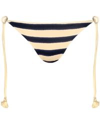 Johanna Ortiz - Marinera Striped Bikini Bottom - Lyst