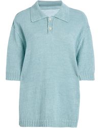 Maison Margiela - Hemp Polo Shirt - Lyst