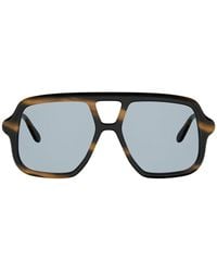 Loewe - Slim Square-frame Acetate Sunglasses - Lyst