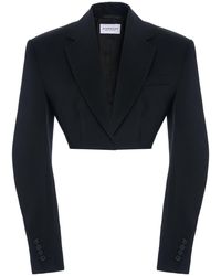 Givenchy - Cropped Cocoon Tuxedo Jacket - Lyst