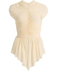 TOVE - Gabor Ruffled Jersey Top - Lyst