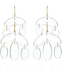 Ten Thousand Things - Mini 18k Yellow Gold Crystal Chandelier Earrings - Lyst
