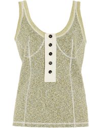 Bottega Veneta - Knit Cotton-blend Tank Top - Lyst
