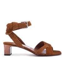 Jimmy Choo - Rori Suede Sandals - Lyst