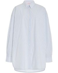 Carolina Herrera - Striped Cotton Shirt - Lyst