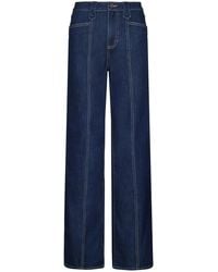 Johanna Ortiz - A Navegar Stretch High-Rise Straight-Leg Jeans - Lyst