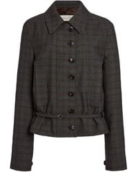 Dries Van Noten - Valena Checked Wool Jacket - Lyst