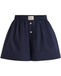 Comme Si - La Classica Cotton-Poplin Boxer Shorts - Lyst