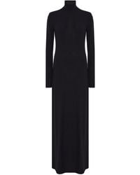 Leset - Lauren Jersey Turtleneck Maxi Dress - Lyst