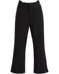 Victoria Beckham - Tab-Detailed Cropped Pants - Lyst