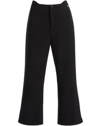 Victoria Beckham - Tab-Detailed Cropped Pants - Lyst