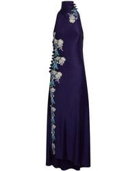 Rabanne - Embroidered Maxi Dress - Lyst