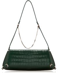Givenchy - Voyou E/w Croc-effect Leather Clutch - Lyst