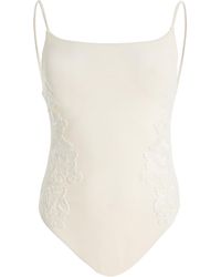 Jonathan Simkhai - Juniper Embroidered One-Piece Swimsuit - Lyst
