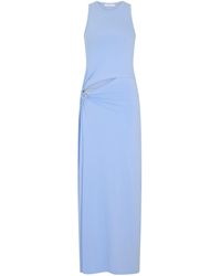 Rabanne - Cutout Cotton-Jersey Midi Dress - Lyst