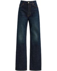 KHAITE - Danielle Stretch High-rise Stovepipe Jeans - Lyst