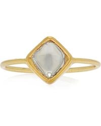 Amrapali - Kundan 18k Yellow Gold Vintage Diamond Ring - Lyst