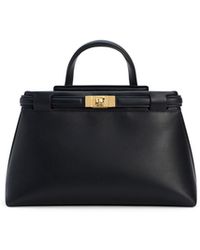 Janessa Leone - Leoné Mini Leather Top Handle Bag - Lyst