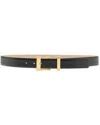KHAITE - Manhattan Leather Belt - Lyst