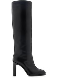 The Row - Wide Shaft Leather Boots - Lyst