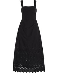 Posse - Amelia Broderie Anglaise Cotton Maxi Dress - Lyst