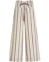 Sir. The Label - Cannoli Folded Cotton Wide-leg Pants - Lyst