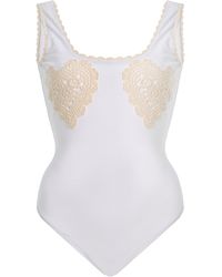 Sea - Madelyn Crochet One Piece Swimsuit - Lyst