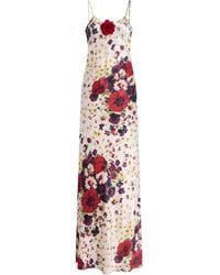 Rodarte - Exclusive Riviera Lace-detailed Floral Silk Dress - Lyst