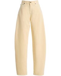 Haikure - Bibi Cotton-linen Twill 45 Mid-rise Balloon-leg Jeans - Lyst