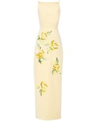 DES_PHEMMES - Floral Bead-Embellished Maxi Dress - Lyst
