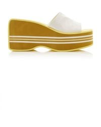 Chloé - Swimming Cool Patent Leather Platform Sandals - Lyst