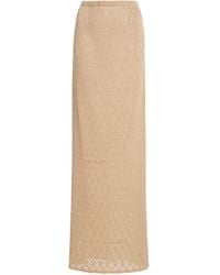 The Row - Bandi Plissé Lace Maxi Skirt - Lyst