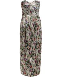 Ulla Johnson - Adelaide Metallic Plisse Midi Dress - Lyst