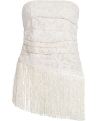 All That Remains - Exclusive La Isla Carlota Fringed Cotton Lace Top - Lyst