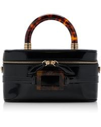 Roger Vivier - Mini Belle Vivier Leather Vanity Bag - Lyst