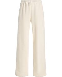ÉTERNE - Oversized Cotton-Modal Wide-Leg Sweatpants - Lyst