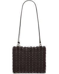 Rabanne - Reversible Leather And Steel Shoulder Bag - Lyst
