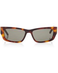 Saint Laurent - Jazz Cat-eye Acetate Sunglasses - Lyst
