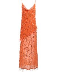 Third Form Gaia Tiered Chiffon Maxi Dress in White | Lyst UK