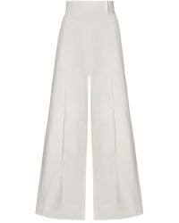 ANDRES OTALORA - Vinales Pleated Linen Wide-leg Pants - Lyst