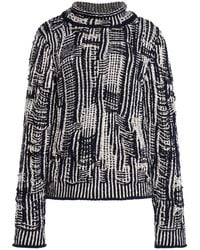 Bottega Veneta - Cotton Intrecciato-knit Sweater - Lyst
