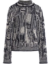 Bottega Veneta - Cotton Intrecciato-knit Sweater - Lyst