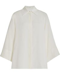 The Row - Malvina Silk Shirt - Lyst