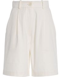 S.S.Daley - Clement Pleated Wool Shorts - Lyst