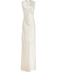 Third Form - Revery Split Satin Maxi Dress - Lyst