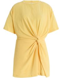 Significant Other - Carrey Twisted Jersey Mini T-Shirt Dress - Lyst