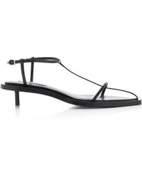 Jil Sander - Leather Sandals - Lyst