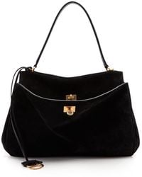 Balenciaga - Rodeo Medium Suede Top Handle Bag - Lyst